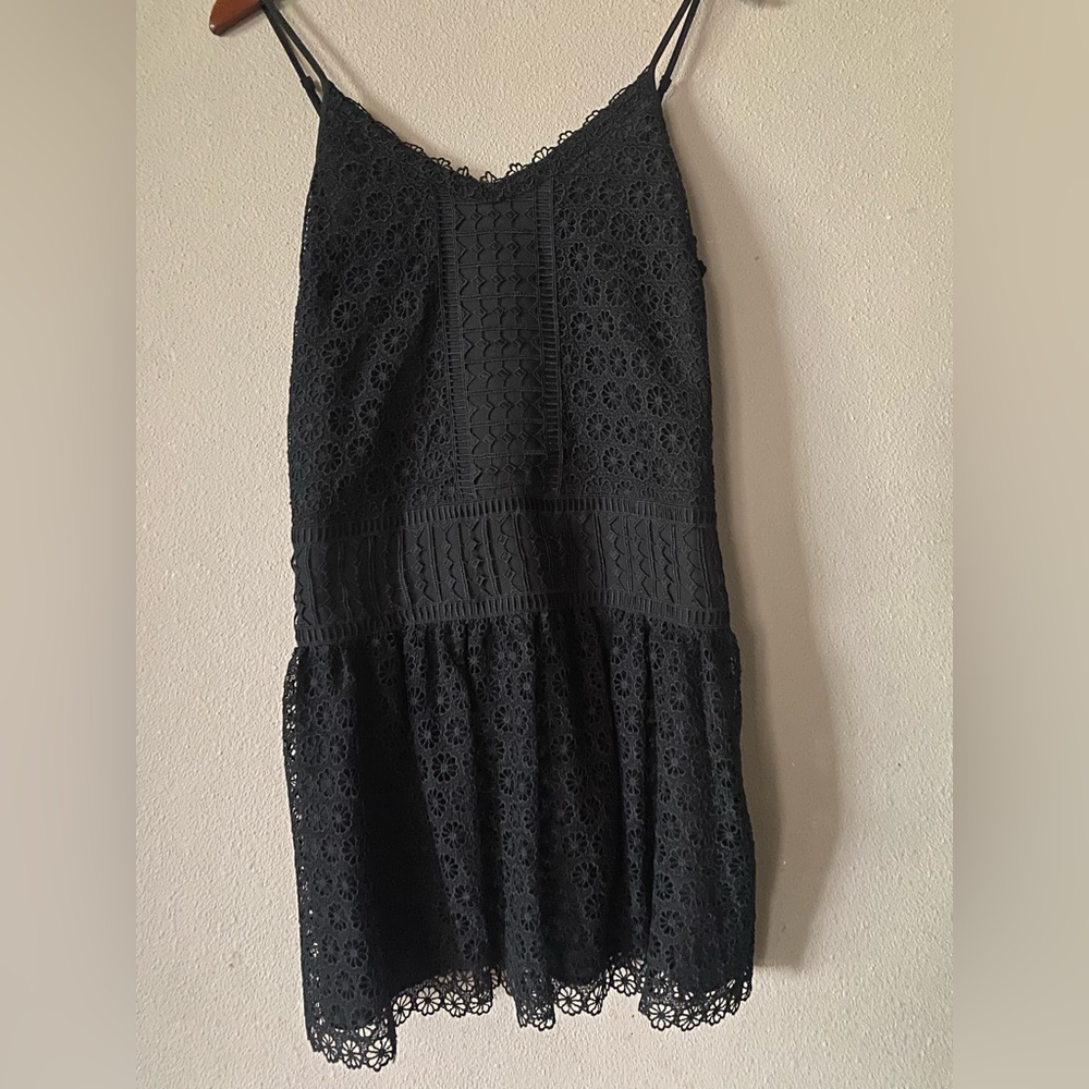 Devlin drop waist lace dress